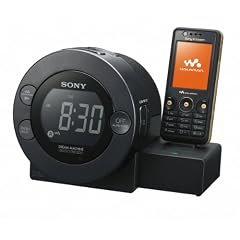 Sony ICFC8WMB Uhrenradio (LC-Display, UKW-/MW-Tuner, Walkman und Sony Ericsson Handys-Dock)