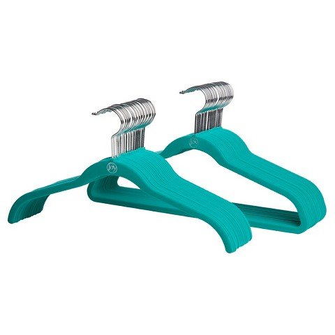 Joy Mangano 40 Pack Huggable Hanger – Teal