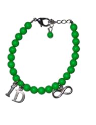 One Direction Accesorry - 1D and Infinity Charm Bracelet - Sterling Silver