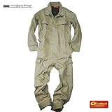 【グレージュ/3Lサイズ】「プロノ」綿100%オリジナル作業用オーバーオール/116-420/4571311559359