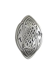Sterling Silver Celtic Dolphins Love Pendant. Made in USA.