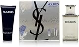 Kouros by Yves Saint Laurent for Men 2 Piece Set Includes: 3.3 oz Eau de Toilette Spray + 3.3 oz All Over Shower Gel