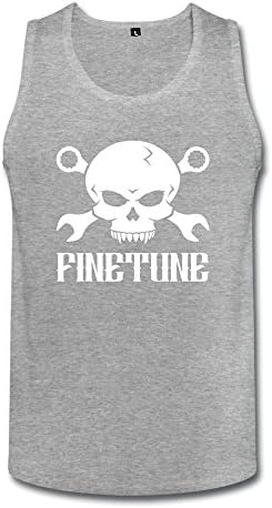 ZhiTian Men's Skull N Tools 2 Finetune Tops - XXL HeatherGray
