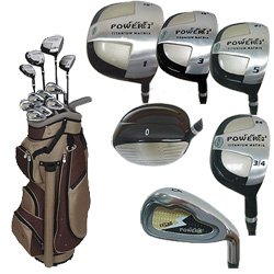 Texan Classics Power2 LADY SQUARE Golf Club Set w/Cart Bag