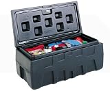 Titan ABS Plastic Toolbox and Portable Storage Chest w/ Dual Snap Cam Latch- (Small) 32Lx15Wx13H