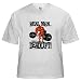 REAL MEN DEADLIFT - Bodybuilding White T-Shirt by CafePress