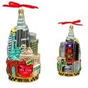 Kurt Adler New York Glass Cityscape, Christmas Ornament