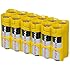 Storacell Powerpax AA Battery Caddy, Yellow, 12-Pack