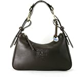 Dooney Bourke Pebble Leather Shoudler Hobo Bag Brown T'moro
