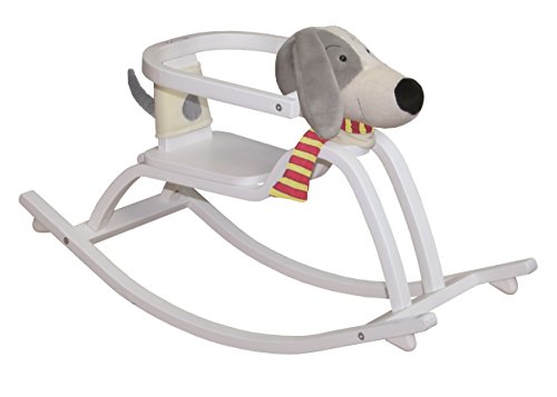 Imagen 6 de roba Gustav 69018W - Perro balancín de madera con asiento para bebés [importado de Alemania]