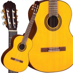 Takamine G Series G128S Classical Guitar, Natural