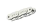 Senqcia Inspire Series 06BSSRB 304 Stainless Steel Riveted British Standard Roller Chain, Single Strand, 10