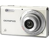Olympus FE-4000 Digitalkamera (12 Megapixel, 4-fach opt. Zoom, 6,9 cm (2,7 Zoll) Display, Gesichtserkennung, i-Auto Mode, AF-Verfolgung) Pure White