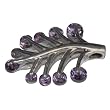 Chain Pendant Sterling Silver Amethyst Jewelry 1.5 inches