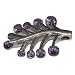 Chain Pendant Sterling Silver Amethyst Jewelry 1.5 inches (gpndt031)