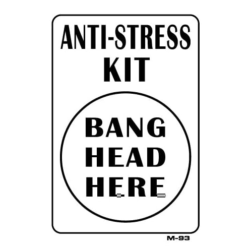 Bang Head Here Sign Printable Printable Word Searches