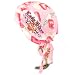 New Pink "Lady for Life" Sewn - Fitted Molded Bandana Bandanna, Biker Skull Hat Cap, Head Scarf