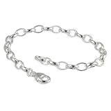 SilberDream Charms - Charm Bracelet Femme style original - Argent 925 - chaine pour les charmes - taille 20cm - FC0103par SilberDream