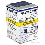Accu-Chek AVIVA Diabetic Test Strips Box of 50