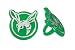 Green Hornet Cupcake Rings - 12ct