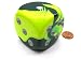 Green and Yellow Gemini Dice With Silver Pips 50mm (2in) D6 Die Chessex