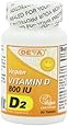 DEVA Vegan Vitamins Vegan Vitamin D 800 IU Tablets, 90-Count Bottle
