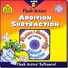 Cover image : SCHOOL ZONE Flash Action -- Addition/Subtraction (Windows/Macintosh)