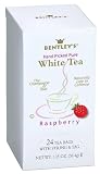 Bentleys Raspberry White Tea, 24-Count Tea Bags (Pack of 6)