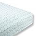 SwaddleDesigns Fitted Crib Sheet/Toddler Sheet, Baby Sleeps Better on Softest Cotton Flannel, Made in USA, Turquoise Jewel Tone Mod Circles