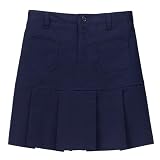 Girls' Uniform Pleated Scooter - Navy