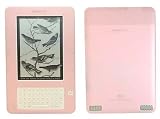 Premium High Quality Pink Silicone Skin Case for Amazon Kindle 2 with Complement Crazyondigital Wristband