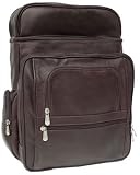 Piel Leather Flip Top Computer Backpack