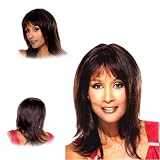 BEVERLY JOHNSON Human Hair Wig H201, 2 Dark Brown