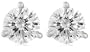 14k White Gold Diamond Martini-Set Stud Earring (.28 cttw, I-J Color, I2 Clarity)