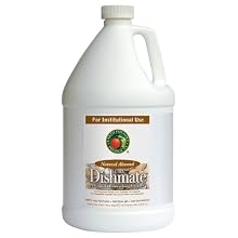 Earth Friendly Products Proline PL9700/04 Dishmate Almond Ultra-Concentrated Liquid Dishwashing Cleaner, 1 gallon Bottles (Case of 4)