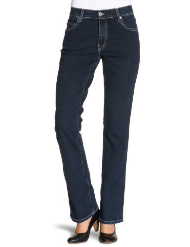MUSTANG Jeans Damen Jeans Hoher Bund, 520-5126-000, Gr. 28/34, Blau (stone washed) Preisvergleich