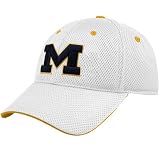 Michigan Elite One-Fit Hat (White)