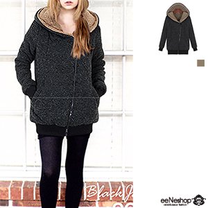 (イイネショップ) eeNeshop 裏毛 パーカー フード ブルゾン