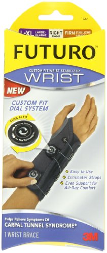 Futuro Custom Fit Wrist Stabilizer, Right Hand, Large/X-Large On Sale