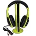 Wireless FM Stereo RS 864 863.5 864.5MHz Rf cordless Surround Sound Stereo Headphones For TV VCD CD PC MP3 MP4 DVD w/Transmitter with wonderfull color [ Yellow Color ]