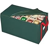 Holiday 54 Compartment Ornament Organizer Chest