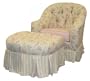 Angel Song Adult Park Avenue Rocker/Glider & Ottoman in Cottage Dreams