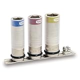 TONE(トネ) プロテクター付インパクト用薄形ホイルナットソケットセット(ホルダー付) HAP403N