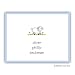 Mary's Little Lamb Blue Calling Cards by Stacy Claire Boyd