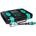 Wera Zyklop 8100 SC 1 1/2-Inch Metric Ratchet Set, 22-Piece
