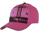 Checkers baseball cap, Azalea