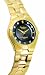 Armitron Men's Diamond Accented Gold-Tone Stainless Steel Black Dial Dress Watch #204238BKGP
