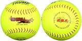 Trump&reg; MP-EVIL-XT-ASA-Y Evil Sports 12 Inch Softball - Composite Yellow Leather Cover - ASA Approved (Sold in Dozens)