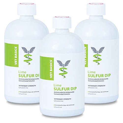 Vet Basics Lime Sulfur Dip 3PK 16oz Pets health sale