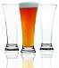 Circleware Quench 12-Ounce Pilsner Glass Set,
